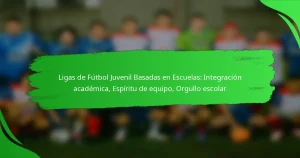 Ligas de Fútbol Juvenil Basadas en Escuelas: Integración académica, Espíritu de equipo, Orgullo escolar