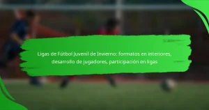 Ligas de Fútbol Juvenil de Invierno: formatos en interiores, desarrollo de jugadores, participación en ligas